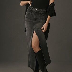 Reformation Tazz Denim Maxi Skirt